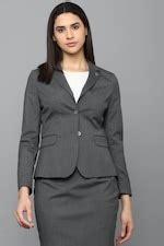 Buy Women Grey Regular Fit Blazer Online - 859787 | Allen Solly