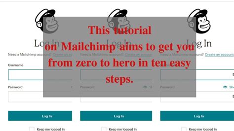 MailChimp Tutorial 2021 的图像结果