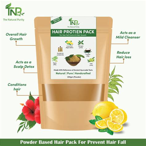 Powder-Based Hair Protein Pack For Hair Growth & Prevent Hair Fall | 2 ...