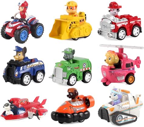 Buy Nizomi (9 Pcs Mighty Pup Buddies Rescue Team Action Figure Toys Set ...