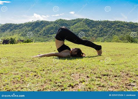 Yoga Halasana Plough Pose Royalty-Free Stock Photography ...