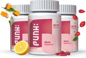 Punh Skin Radiance, Glutathione Tablets for Men & Women, 30 Tablets ...