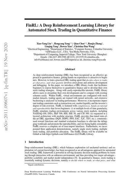 Image result for Finrl Applications