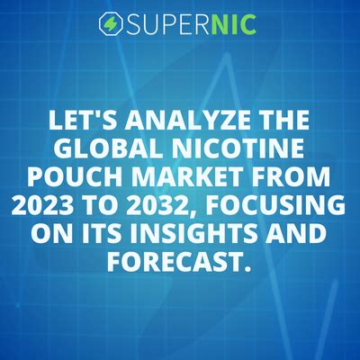 The Global Nicotine Pouch Market (2023-2032) – The SuperNic