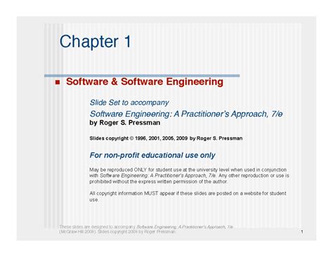 Ch01 - notes - These slides are designed to accompany Software ...