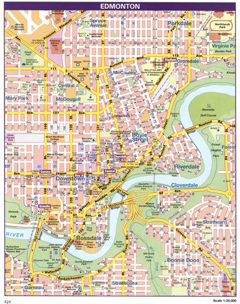 Map Of Canada Edmonton