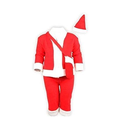 Buy Party-Hut Christmas Santa Claus Fancy Dress Costume Xmas Party ...