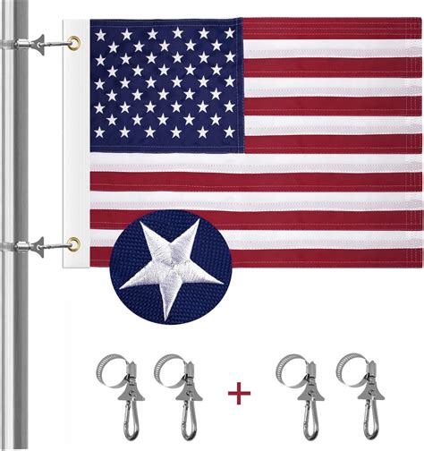 Buy MELIUDEY Boat Flag Marine Flag 12x18.5 Inch with 4 Boat Flag Pole ...