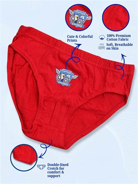 Marvel Avengers Cotton Underwear Set – Pack of 3 – Yellow Bee India