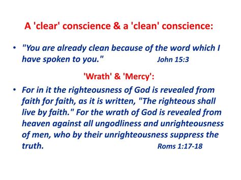 Image result for Clean Conscience