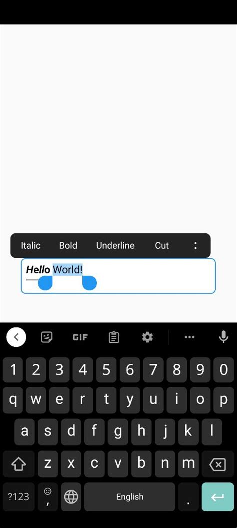 Sketchub • Custom Edittext Menu