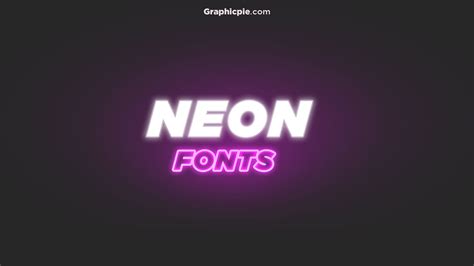 Best Neon Sign Fonts to Electrify Your Designs - Graphic Pie