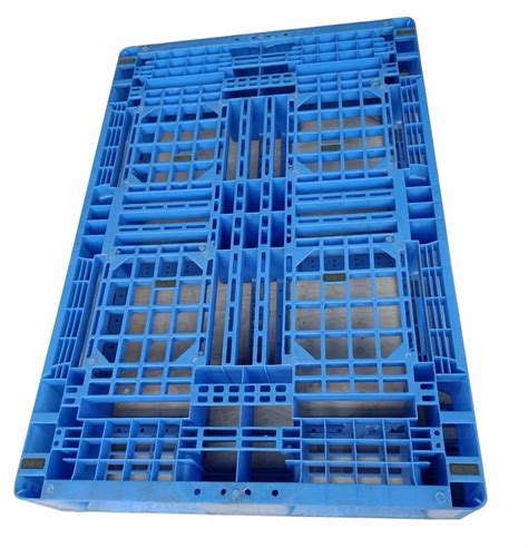 HDPE Pallet - 800 x 1200 x 120 mm Blue HDPE Pallet Manufacturer from ...