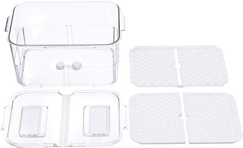 Buy blitzlabs Lettuce Keeper Fridge Food Storage Container, Fresh ...