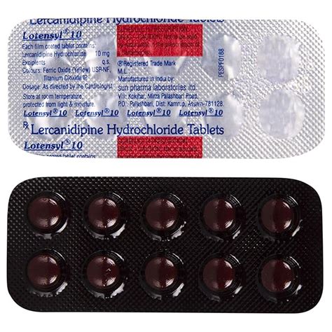 Lotensyl 10 - Strip of 10 Tablets : Amazon.in: Health & Personal Care