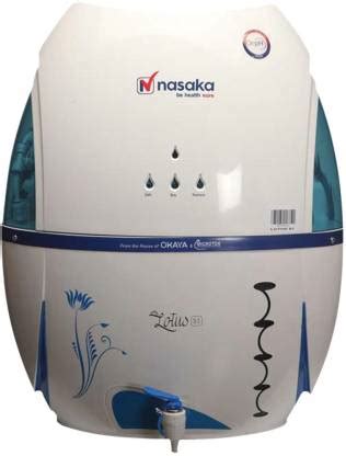 NASAKA Lotus S1 13 L RO + UV + UF Water Purifier - NASAKA : Flipkart.com