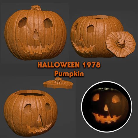🎃 Halloween 1978 classic Jack o Lantern・ STL File for 3D printing・Cults