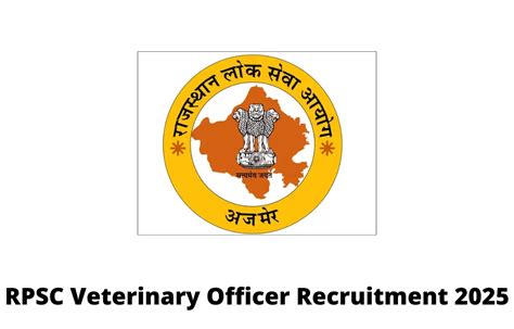 RPSC Veterinary Officer Recruitment 2025 Notification Out for 1100 ...