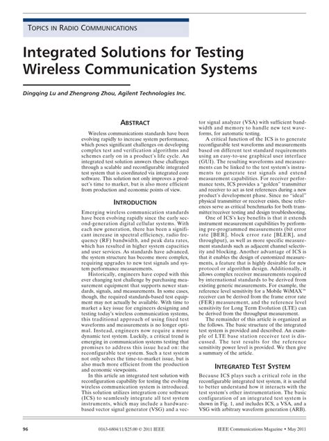Image result for Communication System Testing