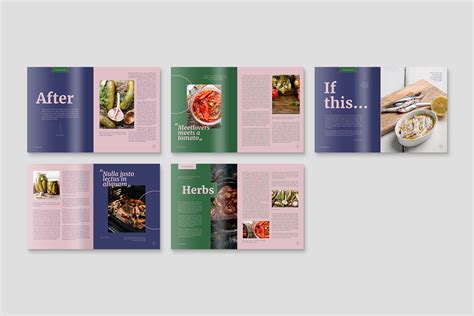 Food Magazine Template [Indesign, INDD] - BrandPacks