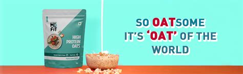 MuscleBlaze Fit High Protein Oats (Fruit & Super Seeds, 1kg) | 23g ...