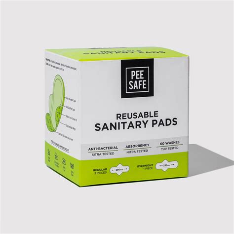 Reusable Sanitary Pads (3 Regular Pads + 1 Night Pad)