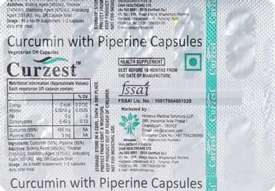 Buy Curzest Strip Of 10 Capsules Online & Save Up to 24% at PharmEasy