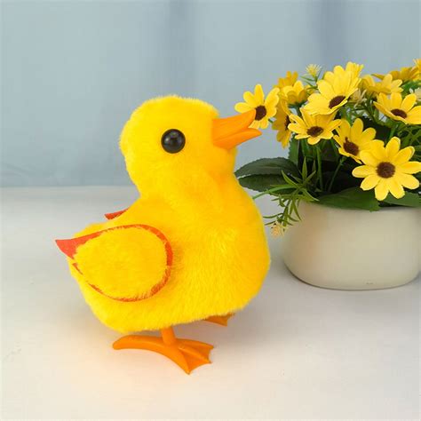 Electronic Walking Duck Toy, Power Operated Plush Duck With Sound And ...