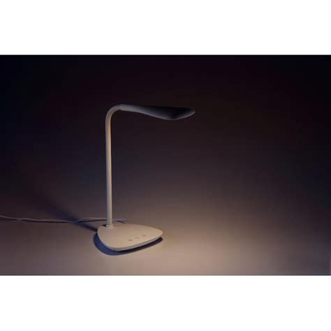 BLACK+DECKER 12-in Adjustable White Touch Desk Lamp with Plastic Shade ...