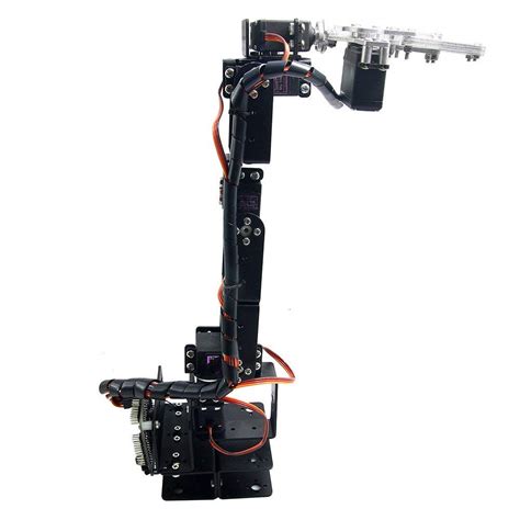 Aideepen ROT3U 6DOF Aluminium Robot Arm Black Mechanical Robotic Clamp ...