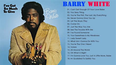 Barry White Greatest Hits Best Songs Of Barry White Barry White ...