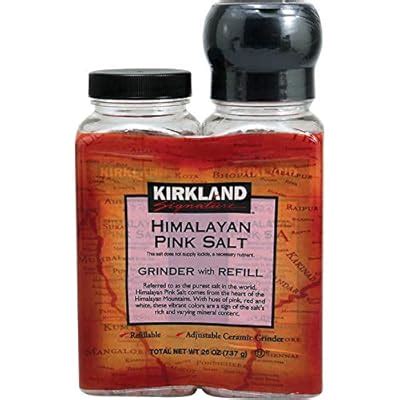 Buy Kirkland Signature Himalayan Pink Salt with Grinder - 2 Pack 13 oz ...