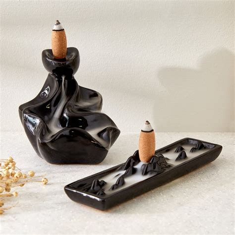 Buy Tahiti Ceramic Waterfall Backflow Incense Burner from Home Centre ...