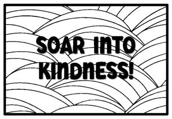 SOAR INTO KINDNESS! Hot Air Balloon Coloring Pages school resource by ...
