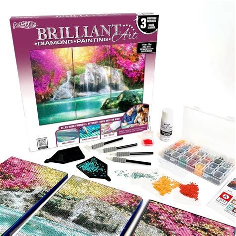 Amazon.com: ArtSkills Diamond Painting Kit, Diamond Art Ready to Hang ...