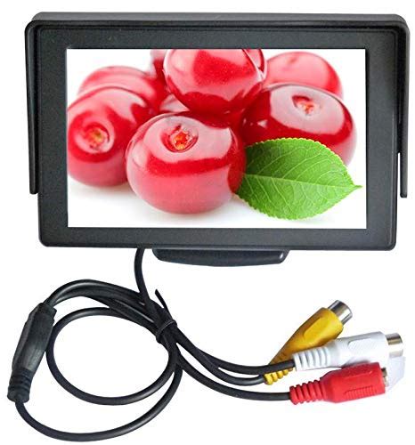 REES52 Car Rear View Backup Monitor, 4.3 Inch TFT LCD Color Display Car ...