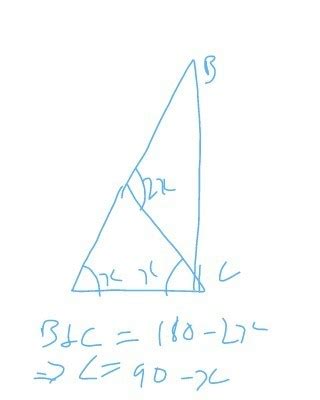 Suppose ABC is an isosceles triangle with AB = AC. Side BA is produced ...