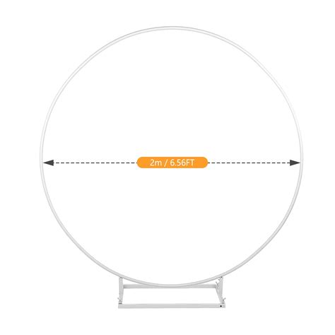 Buy Garfans Wedding Arch for Ceremony Round Backdrop Stand for Parties ...