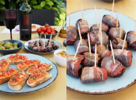 Knusprige Bruschetta & Datteln im Speckmantel - Wiewowasistgut