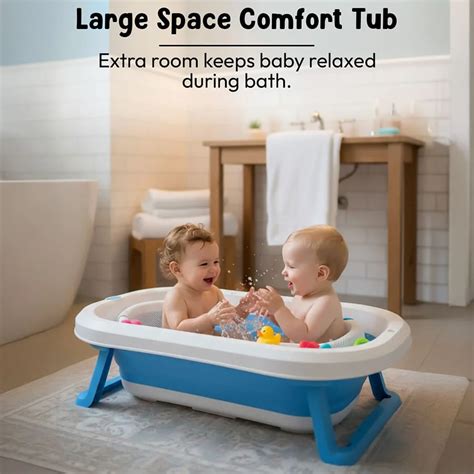 Luxe Baby Bath Tub, Foldable Baby Bathtub
