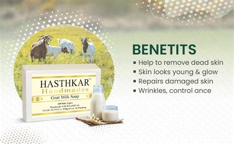 Buy byPureNaturals Hasthkar Handmades Glycerine Goat milk Soap 125gm ...