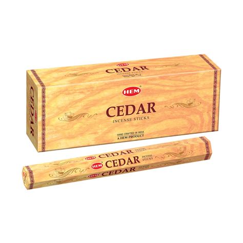 Cedar - Box of Six 20 Gram Tubes - HEM Incense : Amazon.in: Home & Kitchen
