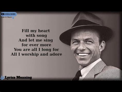 Frank Sinatra - Fly Me To The Moon | Lyrics Meaning Chords - Chordify