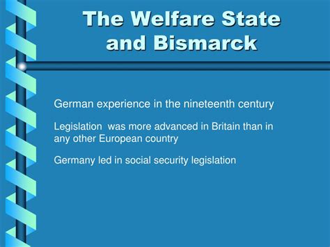 Bismarck Welfare State