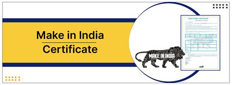 Make in India Certificate for GeM | MII Certificate
