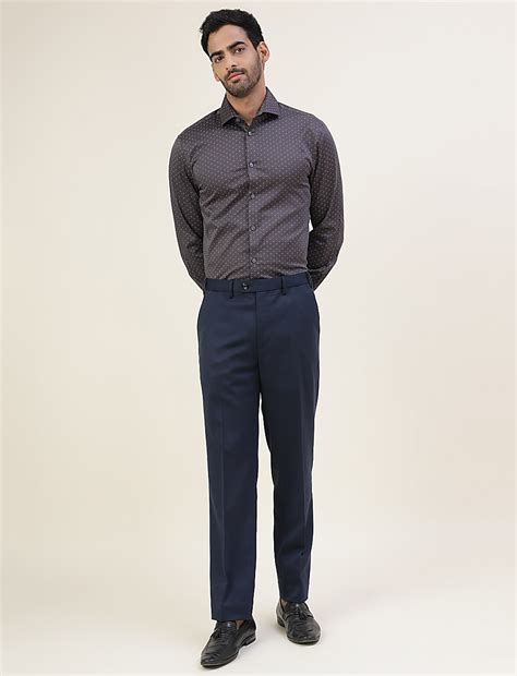 Buy Premium Geometric Print Sateen Slim Fit Shirt at Marks & Spencer