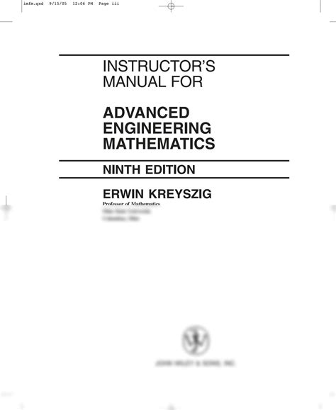 SOLUTION: Solution manual of advanced engineering mathematics by erwin ...