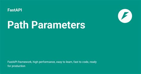 Image result for Fast API Path Parameters