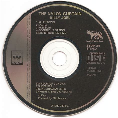 The First Pressing CD Collection: Billy Joel - The Nylon Curtain