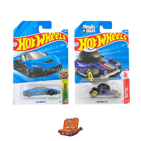 Hot Wheels Mainline (Set of 2) – McLaren W1 / Decidedly Go – Mini Diecast